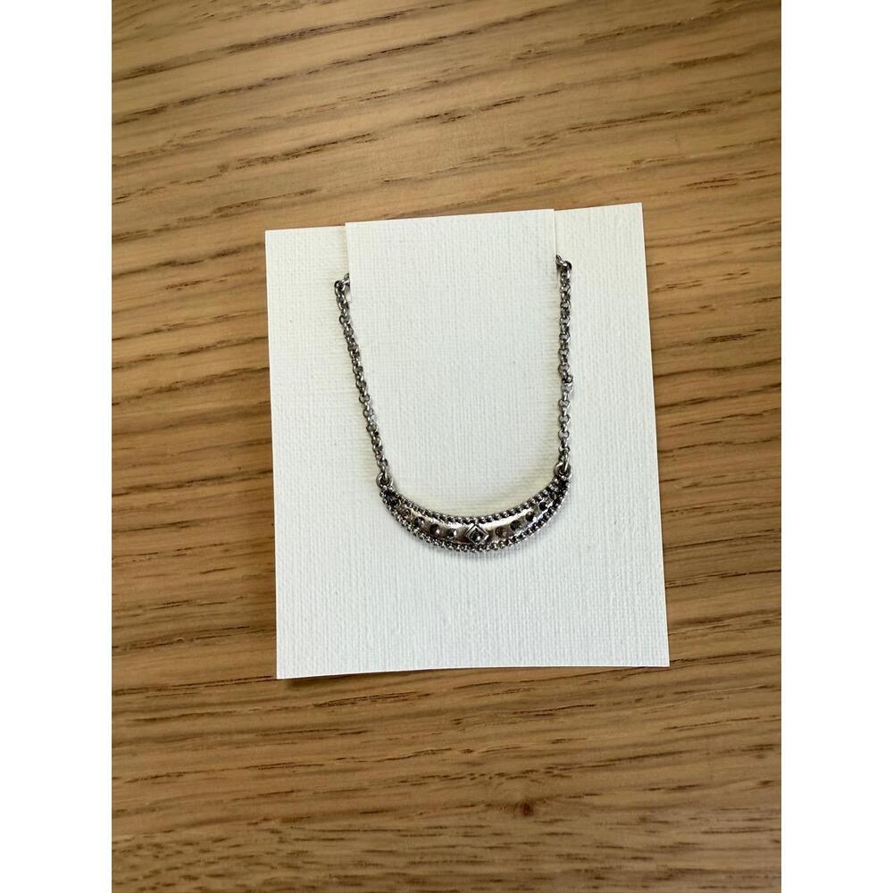 NWT Silver Moon Necklace